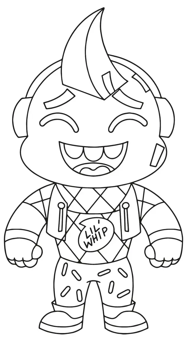 Coloriage Lil Whip - Fortnite à imprimer