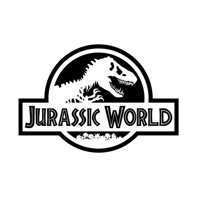 Coloriage Logo Jurassic World - Jurassic World Park à imprimer
