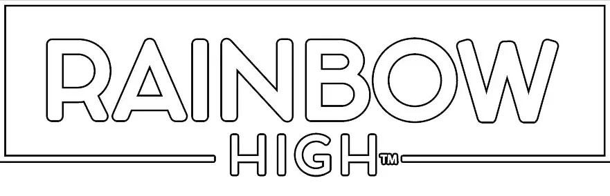Coloriage Logo Rainbow High Tm - Rainbow high à imprimer