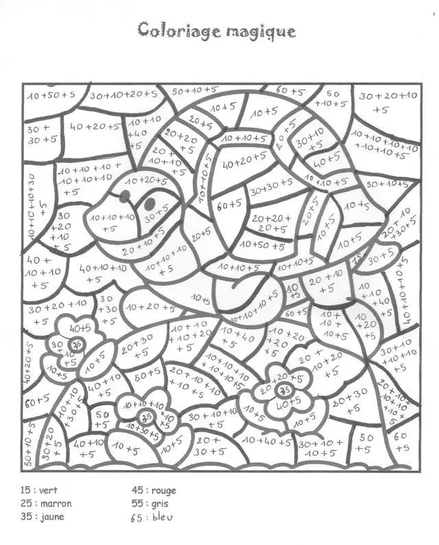 Disegno di Disegni Magici CE1 – Scuola da stampare
