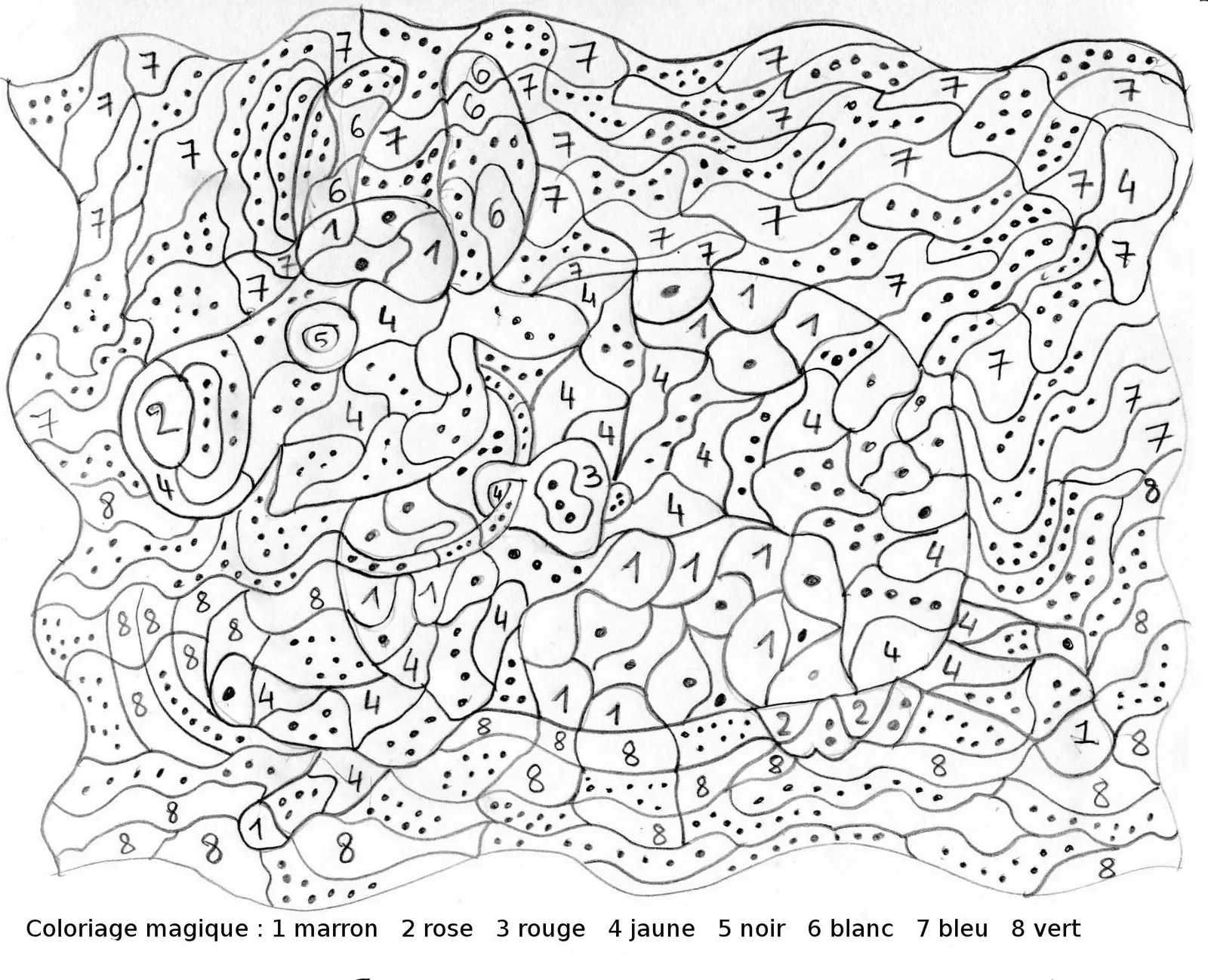Coloriage magique addition CE2 niveau 124 - Magique addition à imprimer