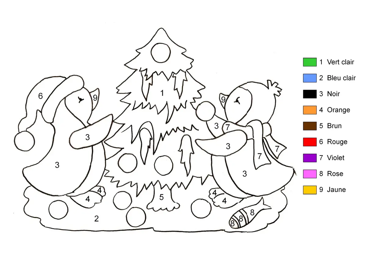 Magical Christmas for Little Ones coloring page to print