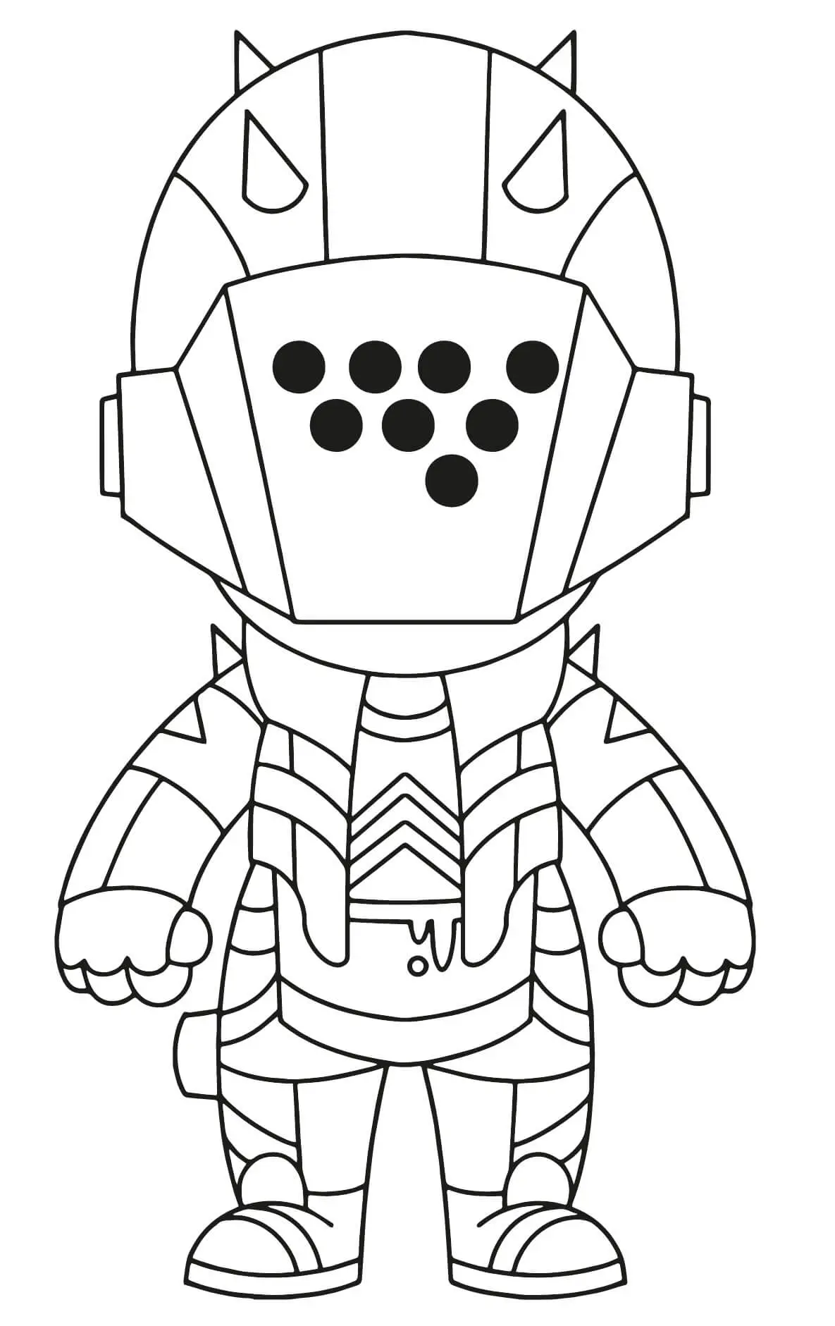Coloriage Maître Occulte - Fortnite à imprimer