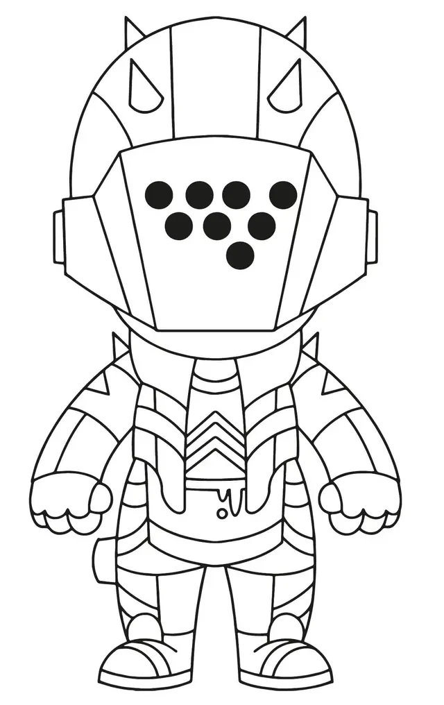 Coloriage Maître Occulte - Fortnite à imprimer