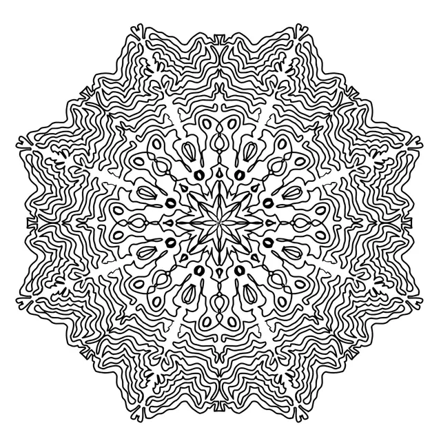 Coloriage Mandala Adulte Antistress - Adulte à imprimer