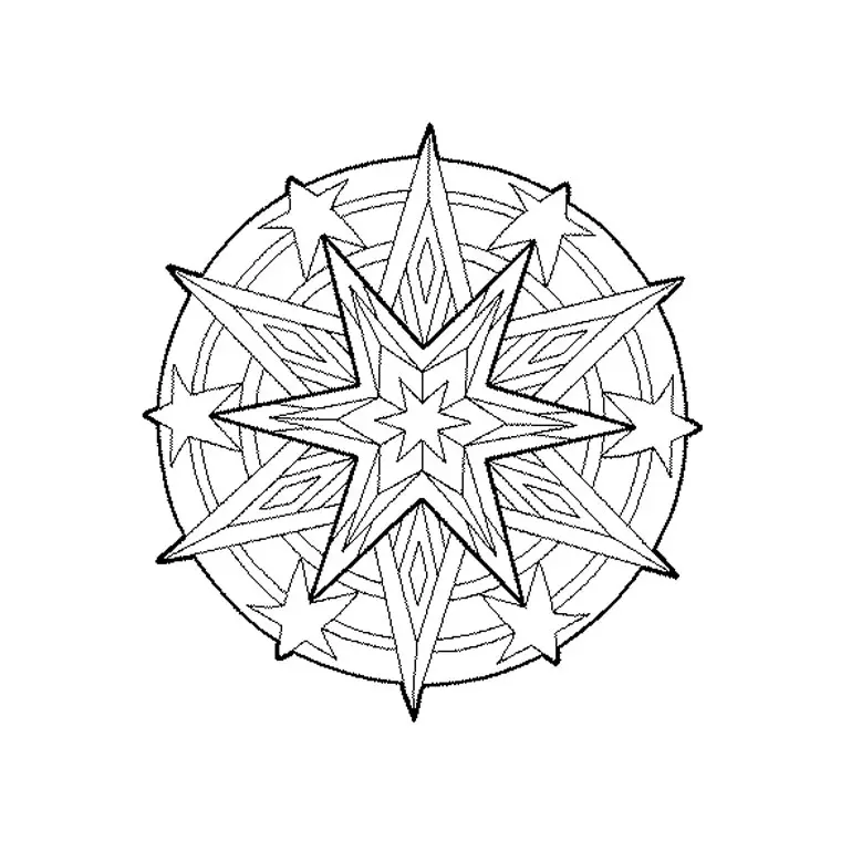 Coloriage Mandala Difficile 19 - Mandala à imprimer