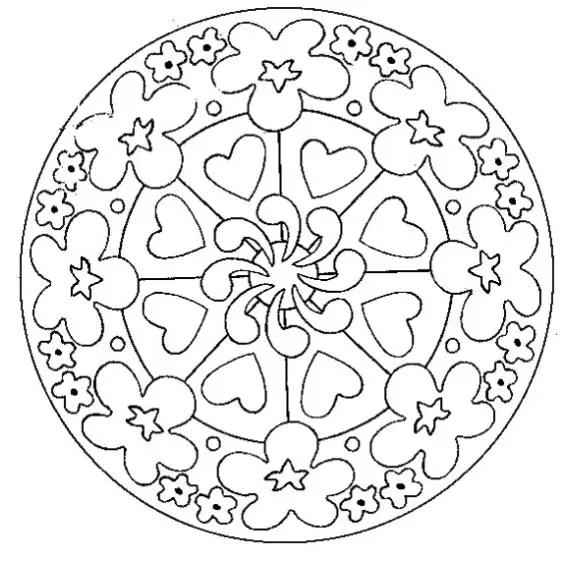 Coloriage Mandala Fête Des Mères - Mandala à imprimer