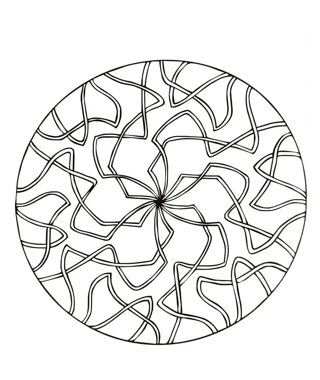 Ornamental Mandala with Intricate Details coloring page to print