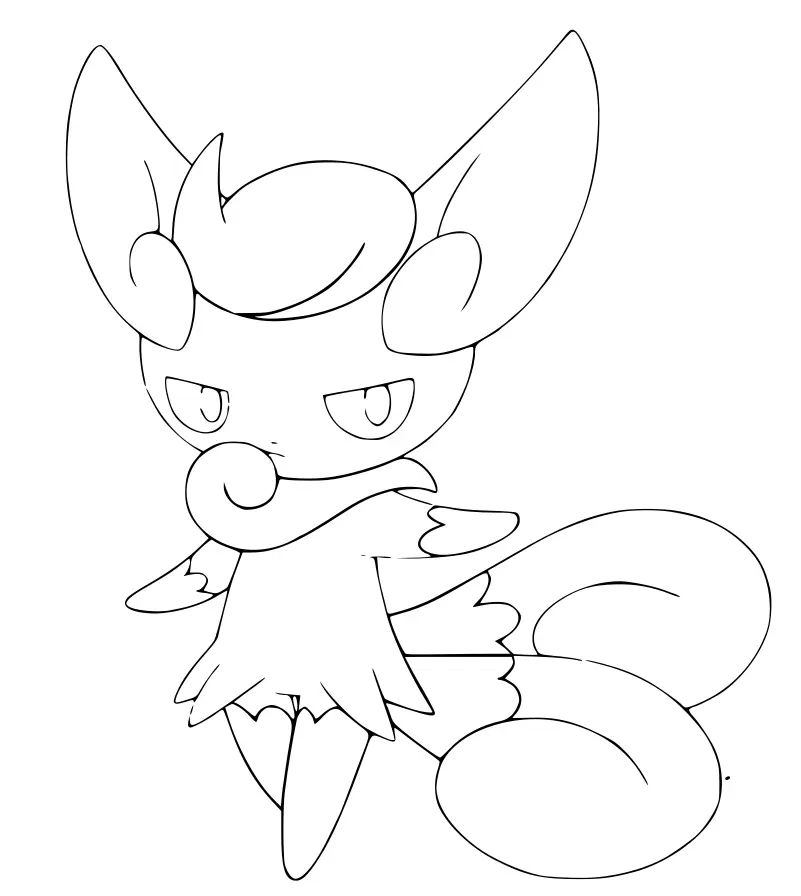 Mistigrix Pokemon coloring page to print
