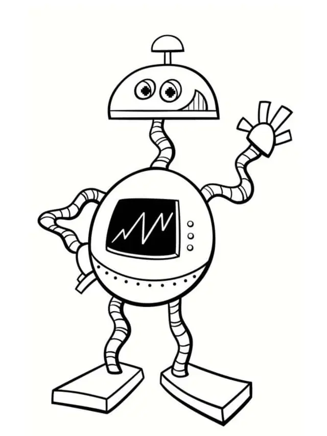 Coloriage Monsieur Robotique - Non classé à imprimer