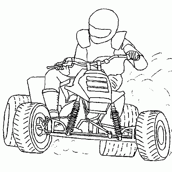 Coloriage Champion motocross dans virage serré - Motocross à imprimer