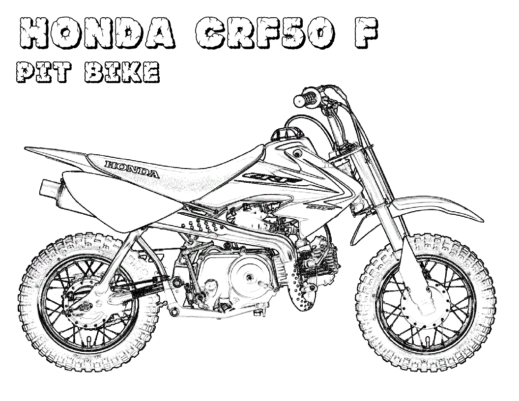 Coloriage Pilote motocross franchissant un saut impressionnant - Motocross à imprimer