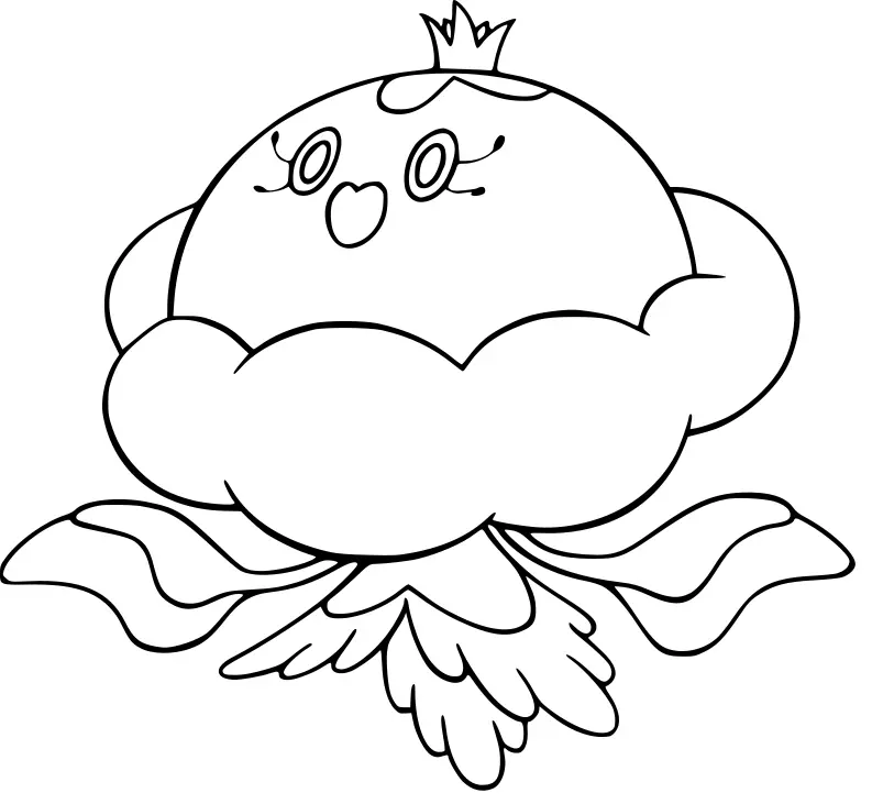 Moyade Pokemon coloring page to print