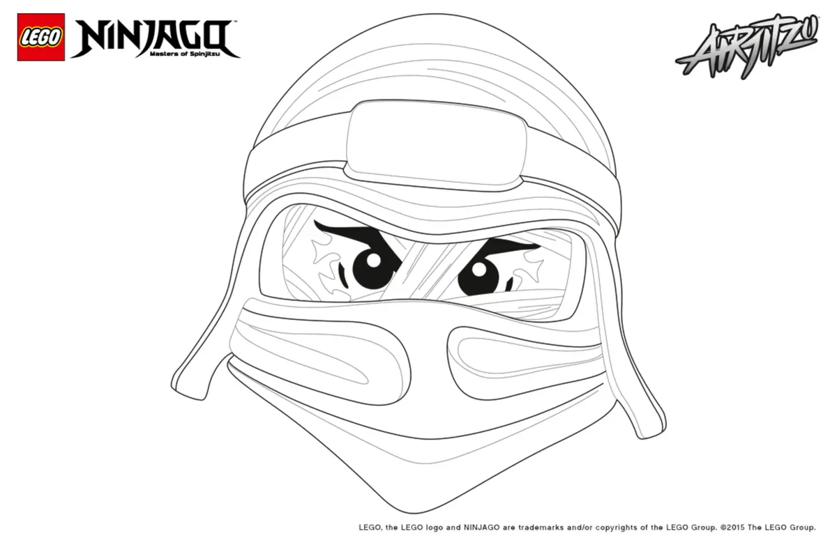 Coloriage Ninjago Lego Lloyd - Ninjago à imprimer