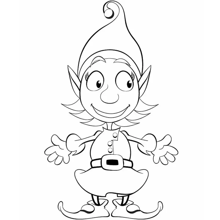Coloriage Noël Humour - Noël à imprimer