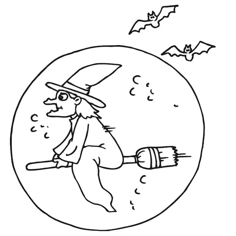 Coloriage Noël Lune - Noël à imprimer