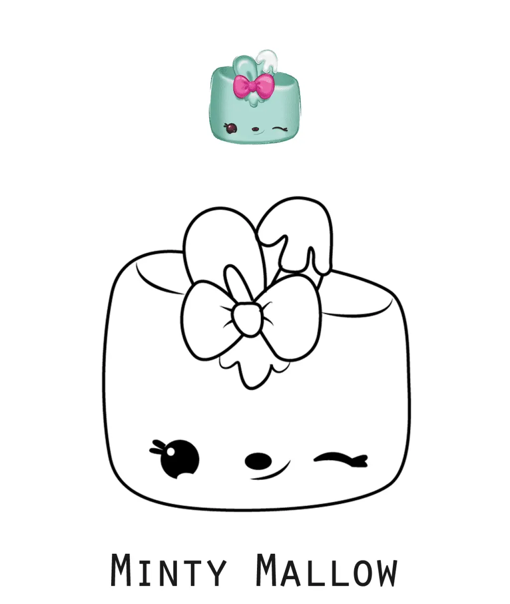 Num Noms Minty Mallow coloring page to print