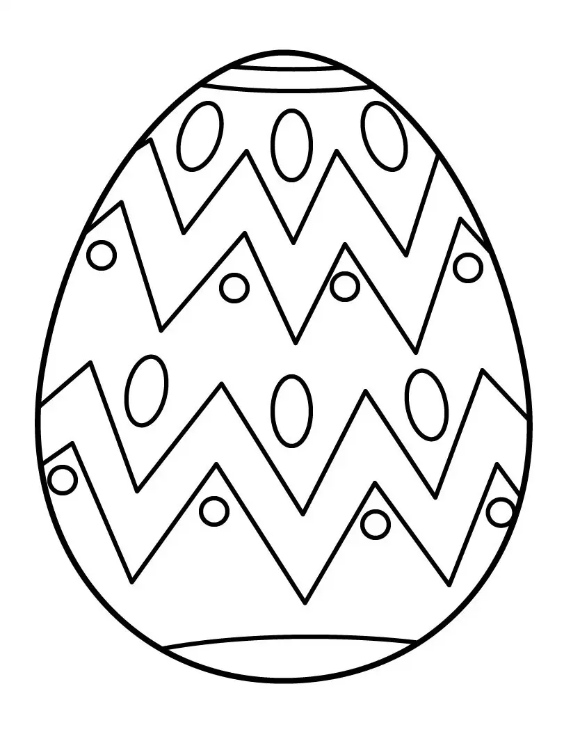Coloriage Œuf De Pâques Fantaisie - Pâques à imprimer