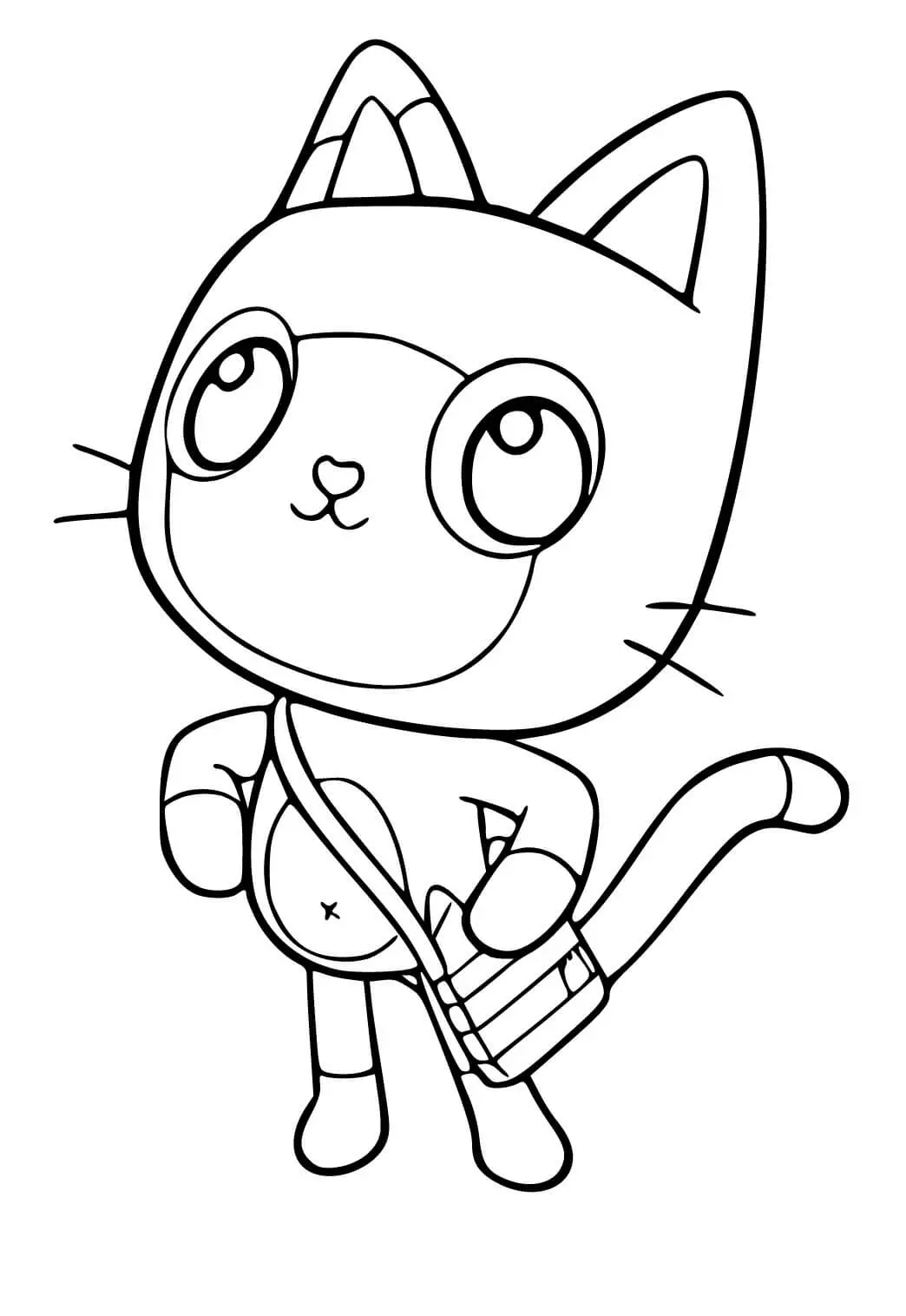 Pandy Paws from Gabby's Dollhouse coloring page to print