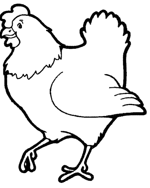 Coloriage Pâques Dessin Poulet - Pâques à imprimer