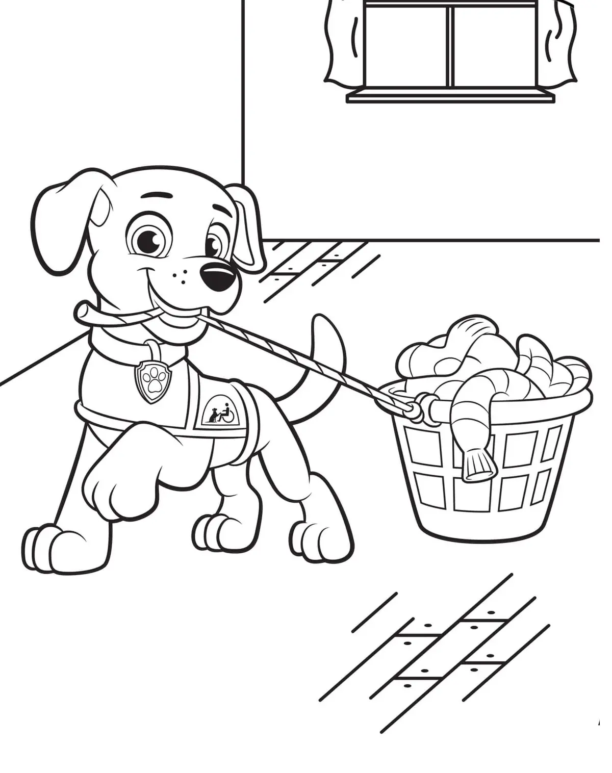 Coloriage Pat Patrouille Chien De Compagnons Pour L'indépendance - Pat patrouille à imprimer