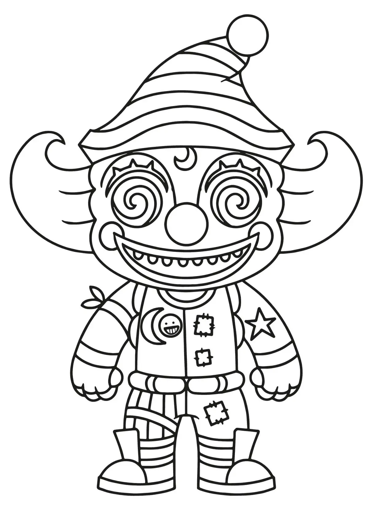 Coloriage Peekaboo - Fortnite à imprimer
