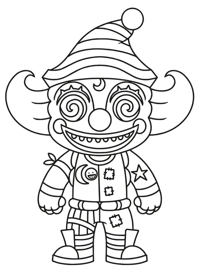 Coloriage Peekaboo - Fortnite à imprimer
