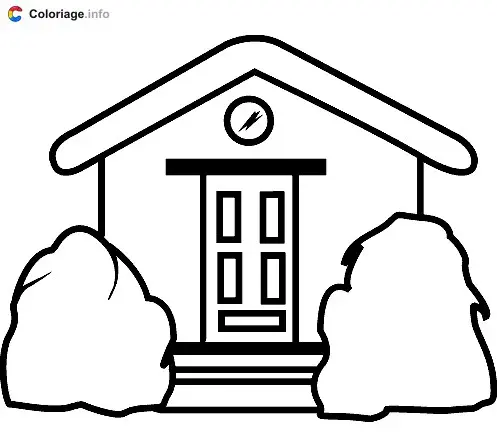 Disegno di Casetta da stampare