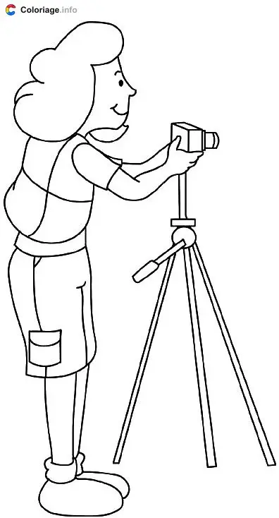 Ausmalbild Fotograf Ausmalbilder zum Ausdrucken