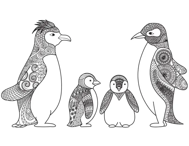 Coloriage Pinguoin Mandala Adulte - Pingouin à imprimer