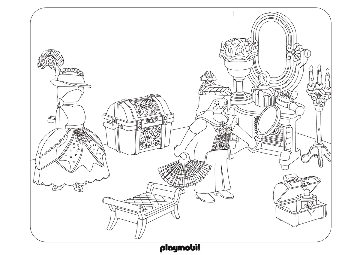 Kleurplaat Playmobil Prinsessenpaleis kleurplaten om te printen