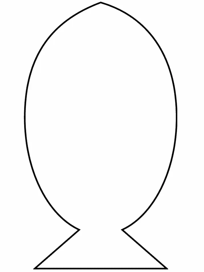 April Fools' Day Fish with Geometric Patterns coloring page to print
