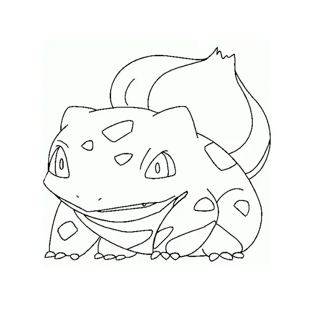 Coloriage Pokemon Bulbizar - Pokémon à imprimer
