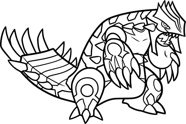 Coloriage Pokemon Légendaire - Pokémon à imprimer
