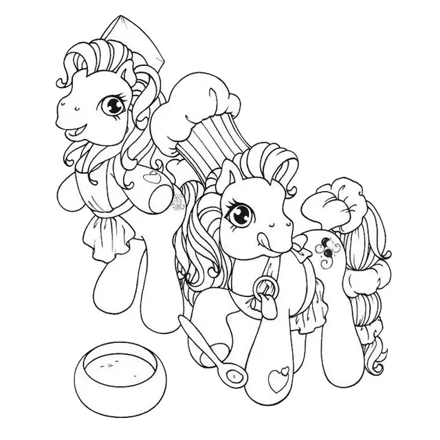 Coloriage Poney Chevaux - Cheval à imprimer