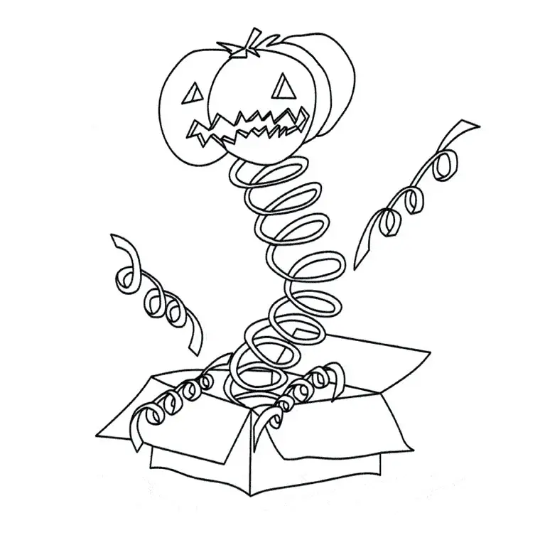 Coloriage Qui Fait Peur - Halloween à imprimer