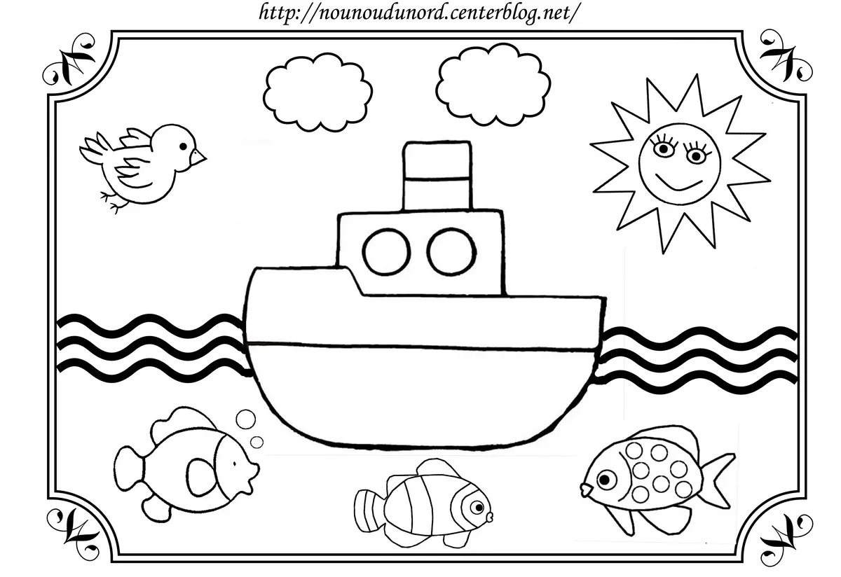 Warm & Welcoming First Day of Preschool coloring page to print