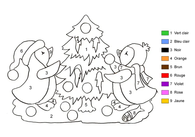 Coloriage Rentrée Maternelle Sapin Noël Magique - Maternelle à imprimer