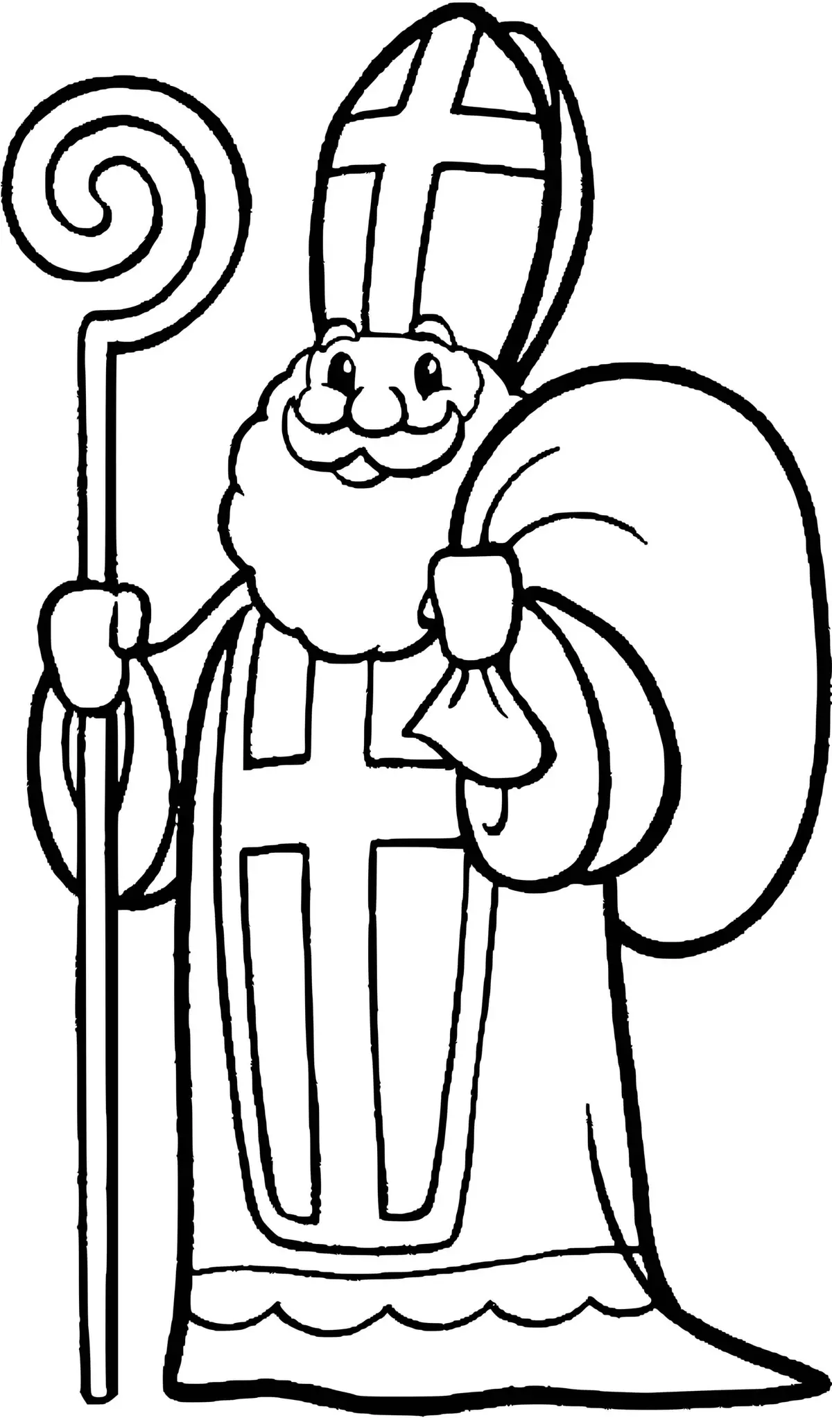 Ausmalbild Sankt Nikolaus Feier – Ausmalbilder zum Ausdrucken
