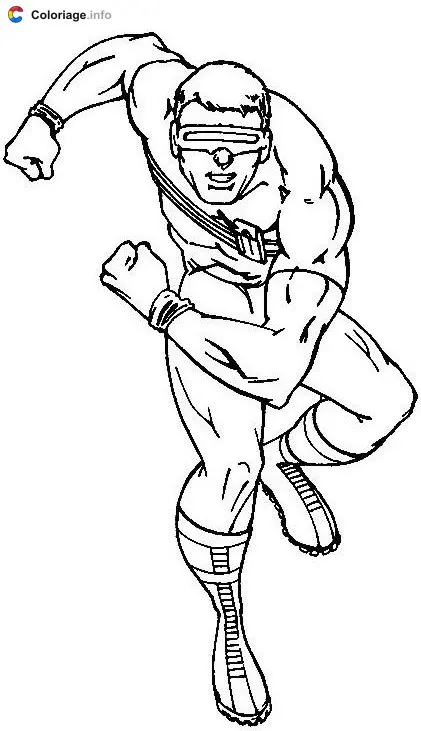 Scott Summers coloring page to print
