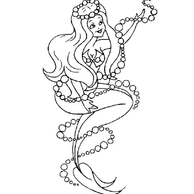 Coloriage Sirène Winx - Winx à imprimer