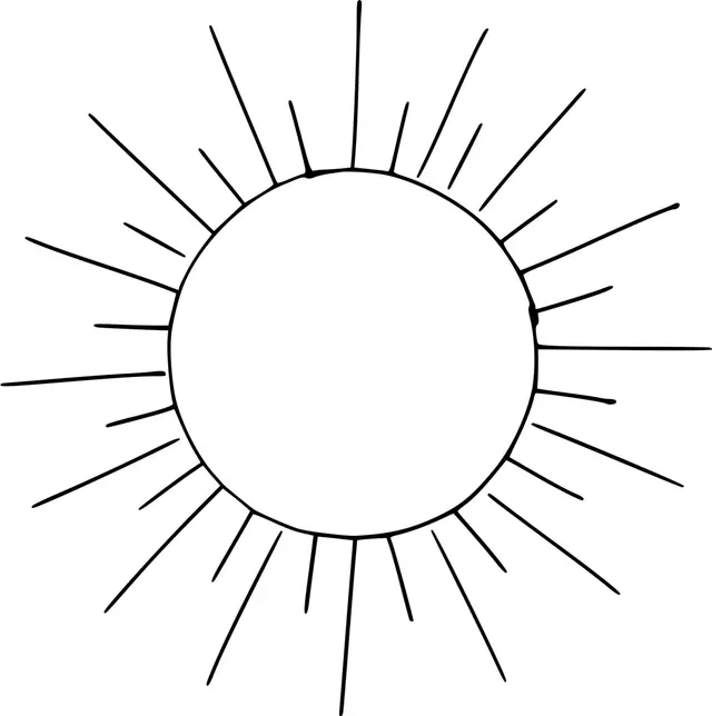 Coloriage Soleil Étoile Proche De La Terre - Soleil à imprimer