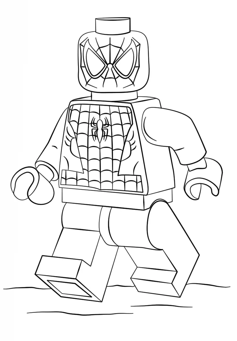 Spider-Man and the Super Heroes coloring page to print