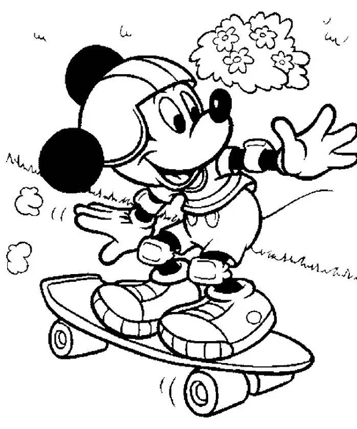 Disney Preschool Sports coloring page to print