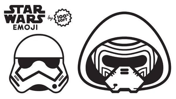 Disegno di Star Wars Emoji Stormtrooper da stampare