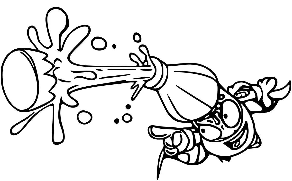 Dibujo de SuperZings Fizzer para colorear