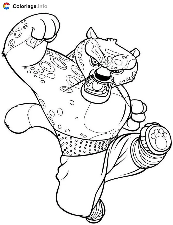 Tai Lung coloring page to print