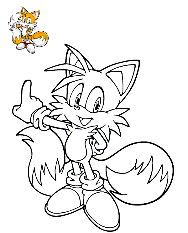 Tails: Origins of West Side Island coloring page to print