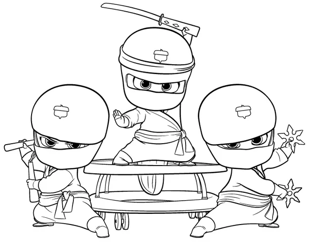 Ausmalbild Baby Boss Ninja-Babys Ausmalbilder zum Ausdrucken