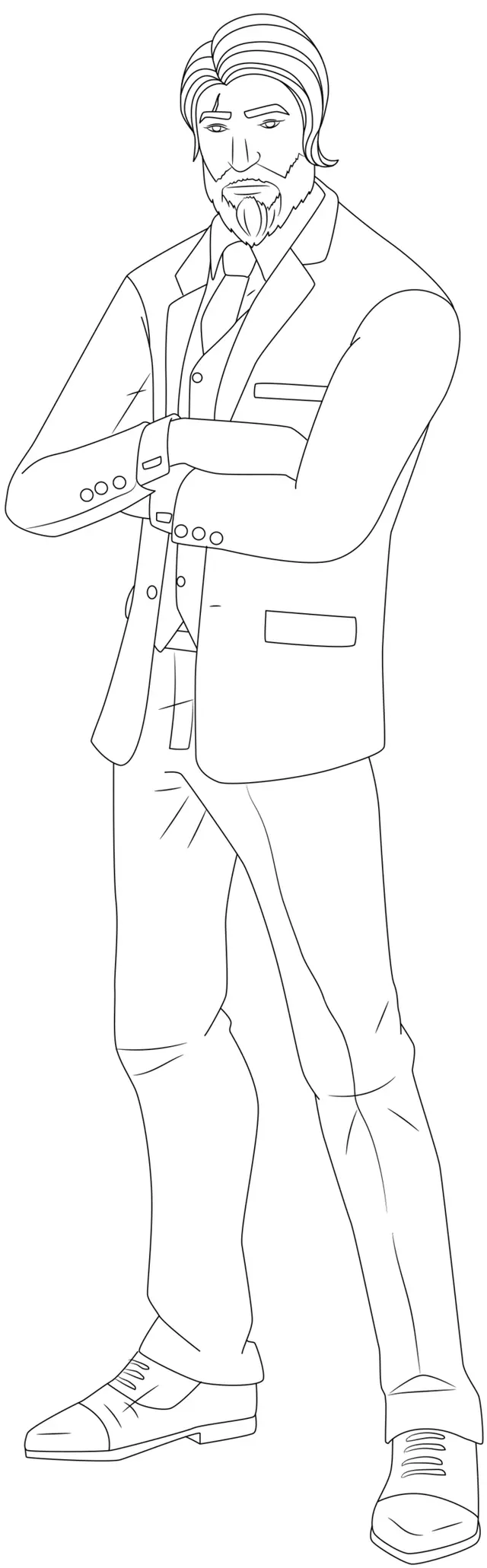Coloriage The Reaper Fortnite Skin Hd - Fortnite à imprimer
